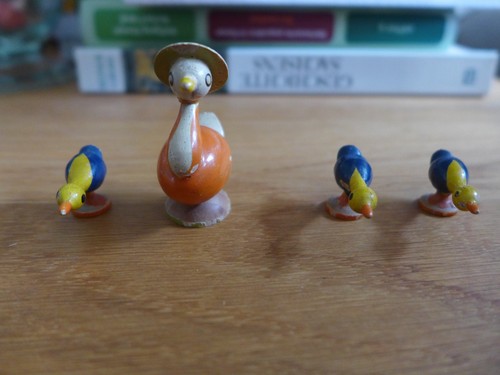 Entenfamilie sehr selten - sehr,