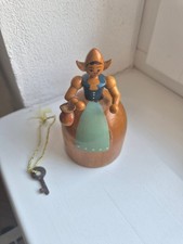 Alte Spardose Holz Erzgebirge