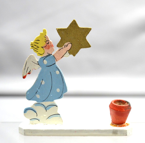 Flachfigur engel mit stern - flachfigur,