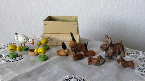 Alte holz figuren henne - alte, &