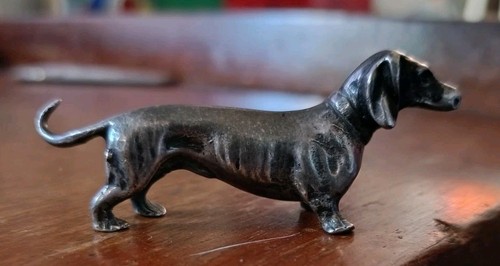 Skulptur dackel massiv - dackel,