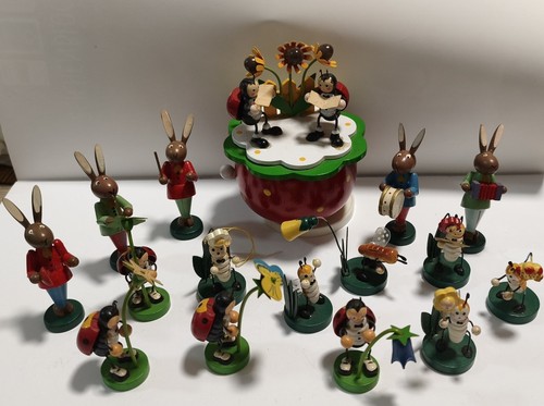 Marienkäfer holzfiguren - marienkäfer,
