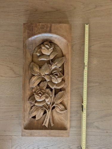 Drei kunstvolle holzreliefs - kunstvolle,